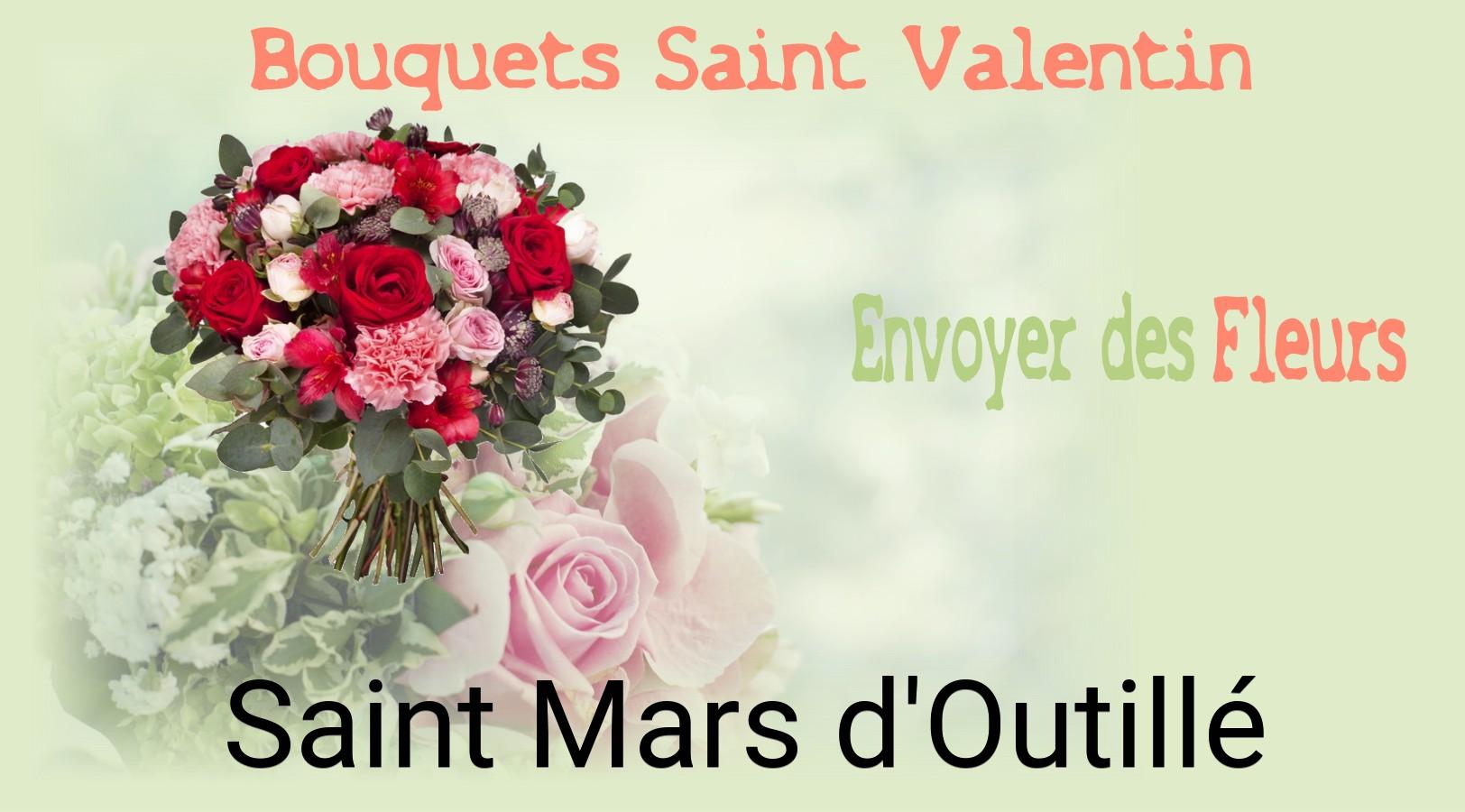 Roses de Saint-Valentin livrées à Saint-Mars-d'Outillé